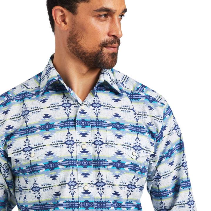 Ariat Irvin Klassische Fit Shirt Weiß | VCTXzhuW