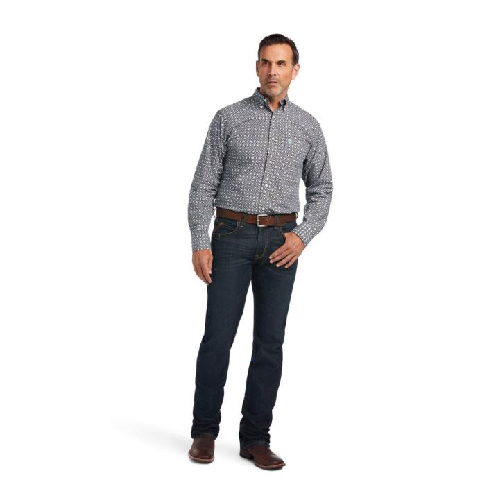 Ariat Issa Stretch Fitted Shirt Schwarz | VWIVZvWx