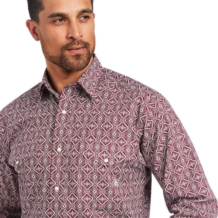 Ariat Jair Klassische Fit Shirt Zinfandel | V1WfYOHu