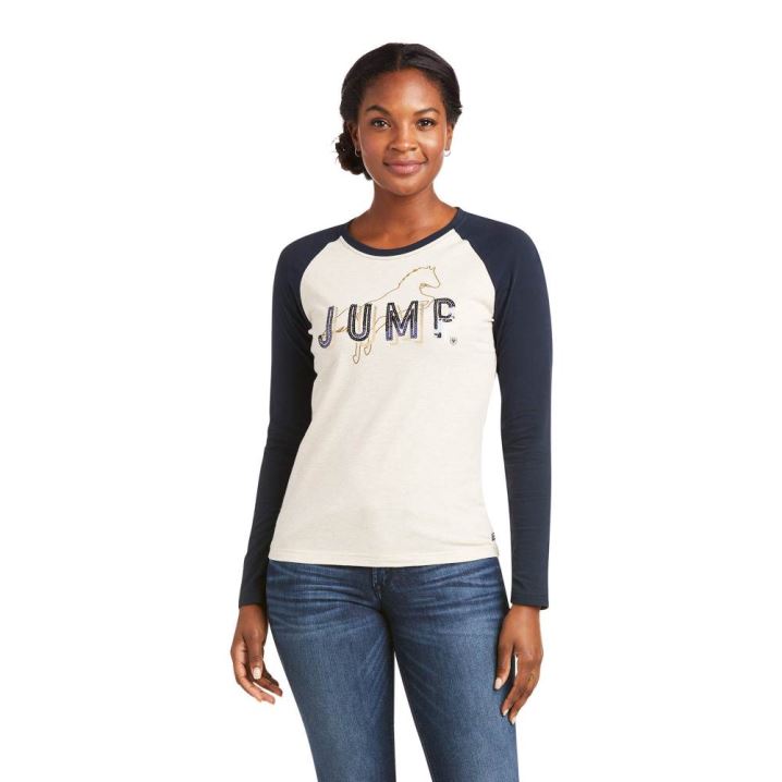 Ariat Jump T-Shirt Dunkel | HsU9BYBg