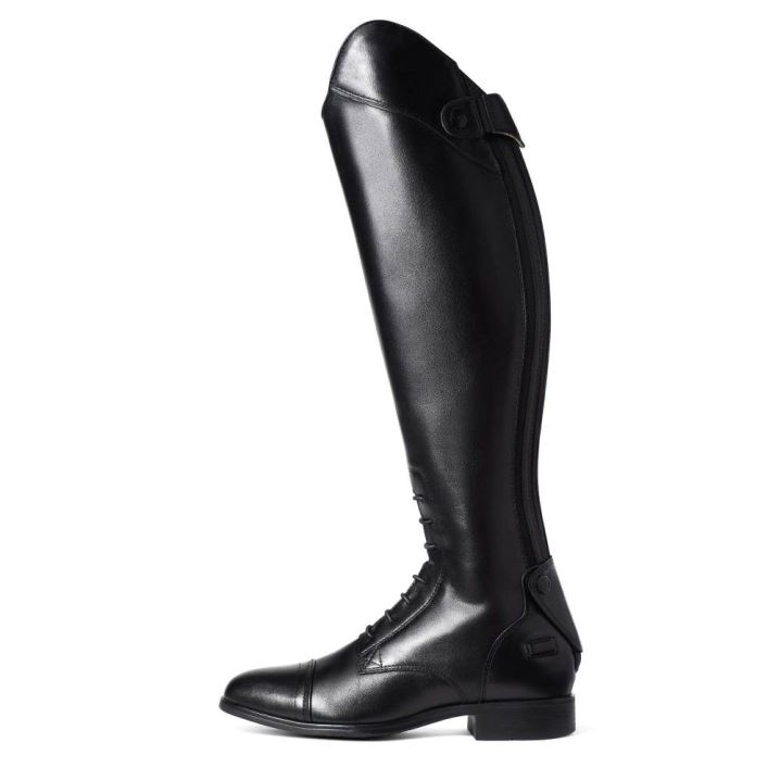 Ariat Kinsley Field Hohe Reiten Boot Schwarz | 72rBxKZY