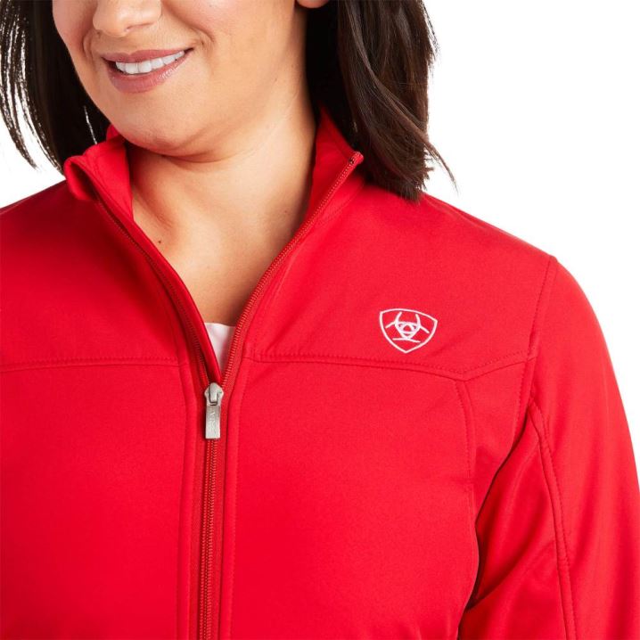 Ariat Klassische Team Softshell MEXICO Jacket Rot | t4LQ5Ck1