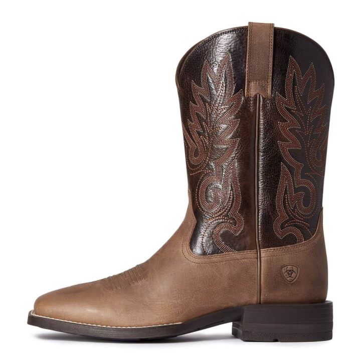 Ariat Layton Western Boot Braun | N3Dncgaf