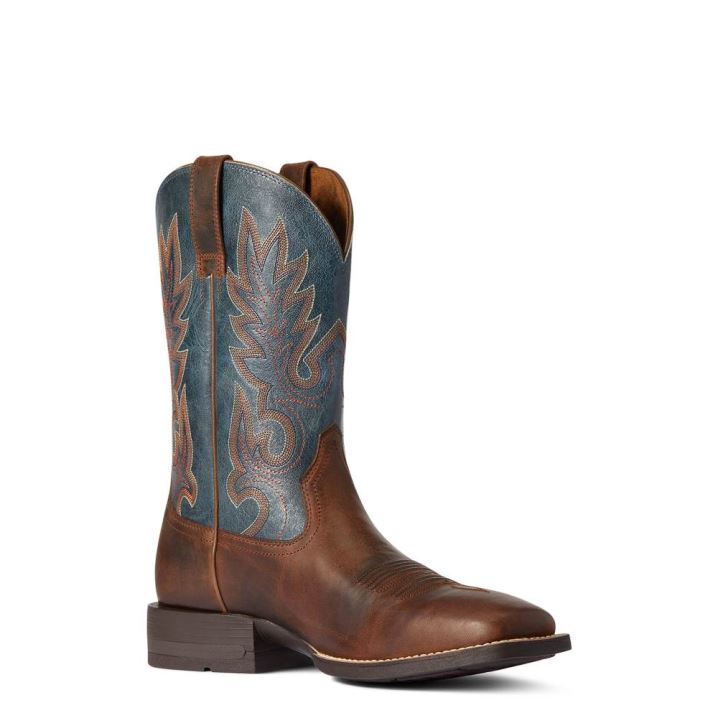 Ariat Layton Western Boot Rot Braun | mXyAK6Nc