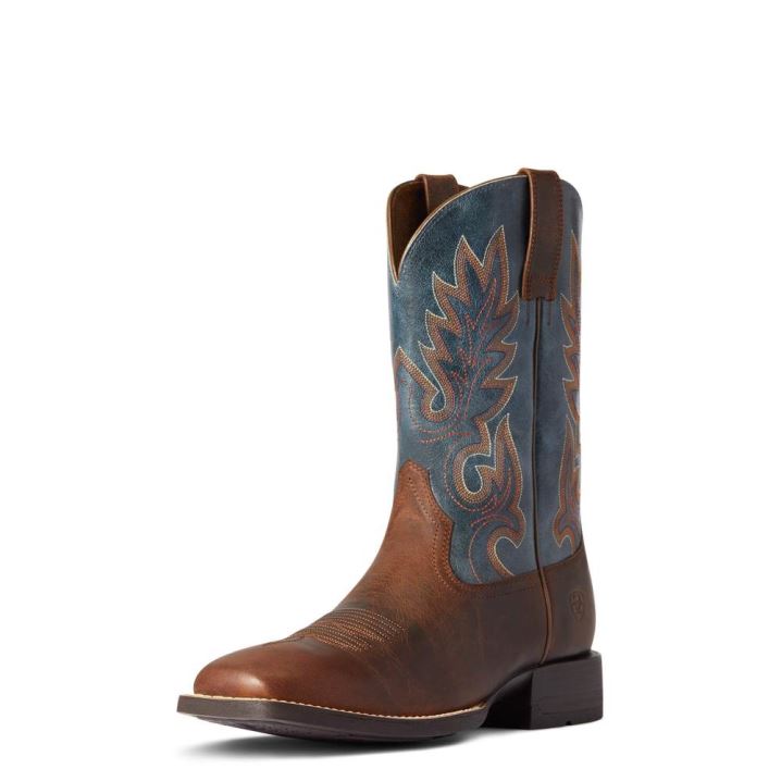 Ariat Layton Western Boot Rot Braun | mXyAK6Nc