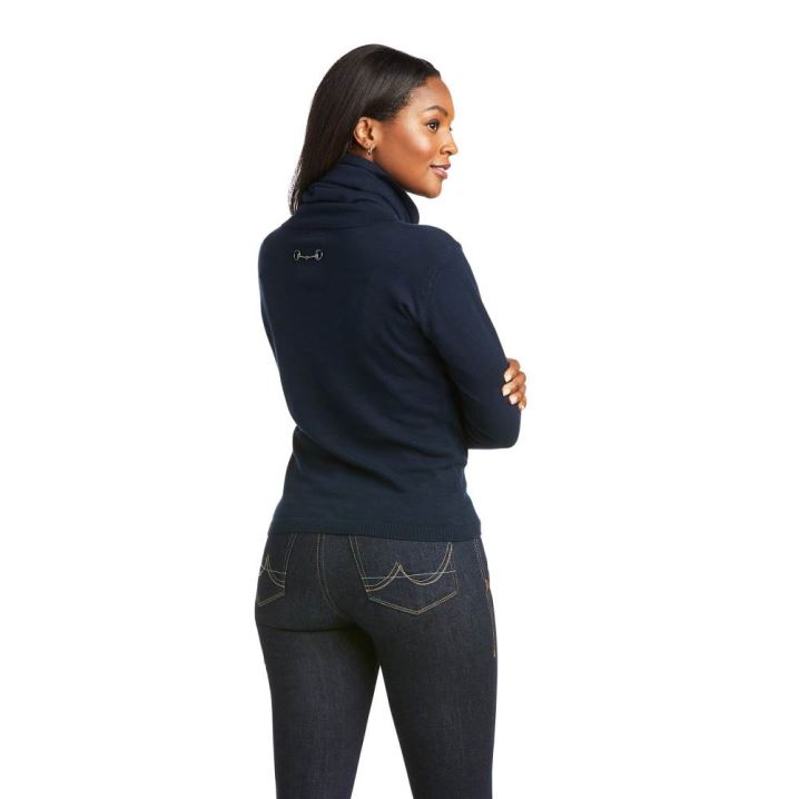 Ariat Lexi Pullover Navy | K6pQ47nV