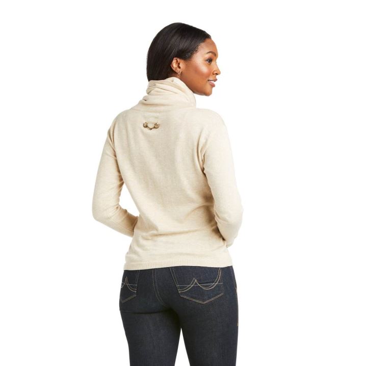 Ariat Lexi Pullover Oatmeal | 9qn6ulPk