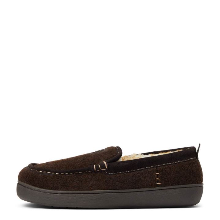 Ariat Lost Lake Moccasin Hausschuhe Schokolade | Rav4wOGs