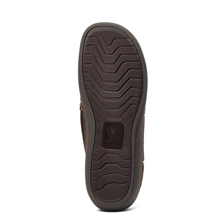 Ariat Lost Lake Moccasin Hausschuhe Schokolade | Rav4wOGs