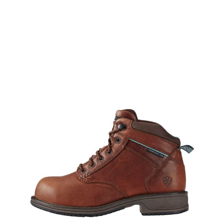 Ariat Lässige Arbeits Mid Spitze SD Composite Kappe Arbeits Boot Braun | gmXSs8QV