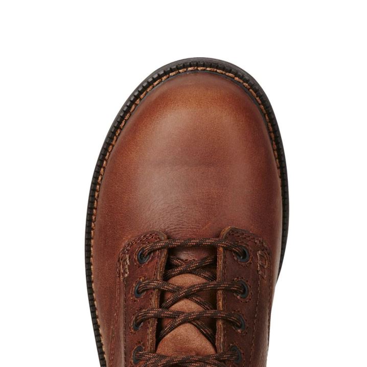 Ariat Lässige Arbeits Mid Spitze SD Composite Kappe Arbeits Boot Braun | gmXSs8QV