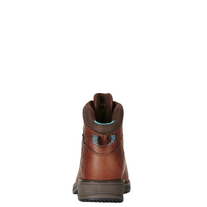 Ariat Lässige Arbeits Mid Spitze SD Composite Kappe Arbeits Boot Braun | gmXSs8QV