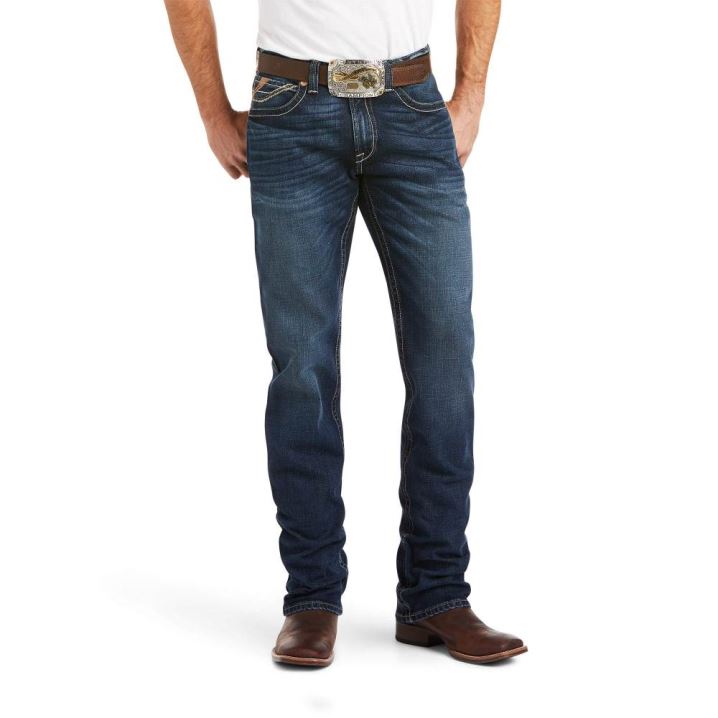 Ariat M4 Low Rise Stretch Barstow Stackable Straight Leg Jean Denali | a8vJzqPi