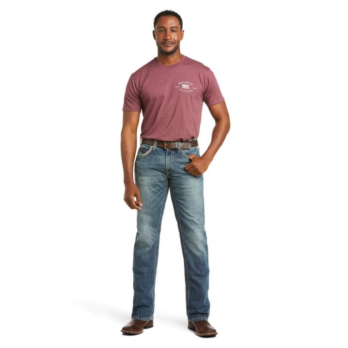 Ariat M5 Slim Gambler Stackable Straight Leg Jean Gambler | 2HQRNC1C