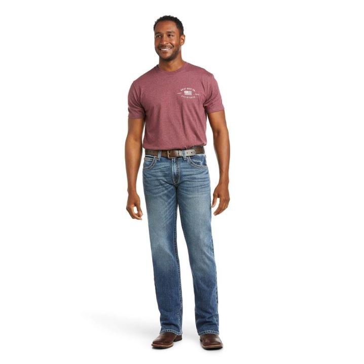 Ariat M5 Slim Stretch Stillwell Stackable Straight Leg Jean Fargo | yy1TMpep