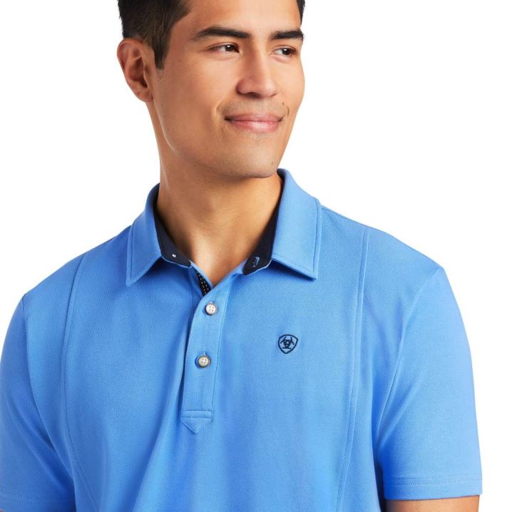 Ariat Medal Polo Blau | iByD6fzw