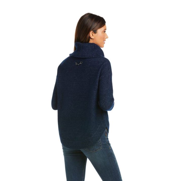 Ariat Montara Pullover Navy | Ybj7ExGP