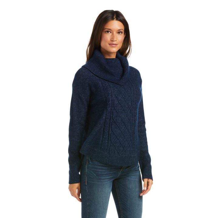 Ariat Montara Pullover Navy | Ybj7ExGP