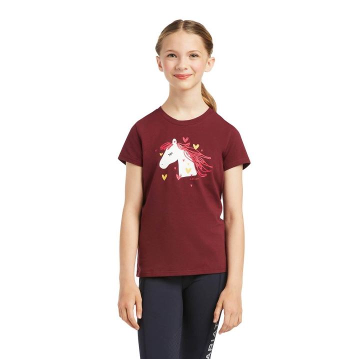 Ariat My Love T-Shirt Zinfandel | XqSTyoiy