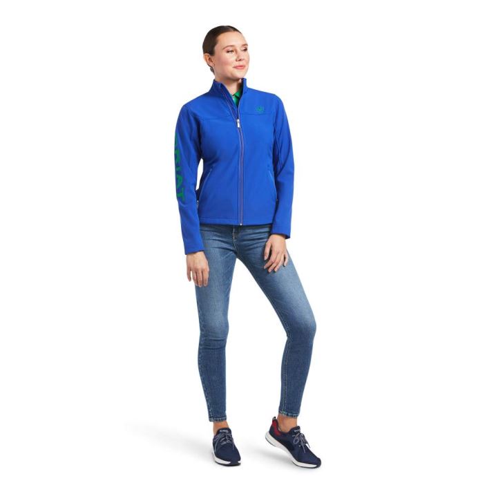 Ariat New Team Softshell Jacket Blau | 2Lnbn5Nc