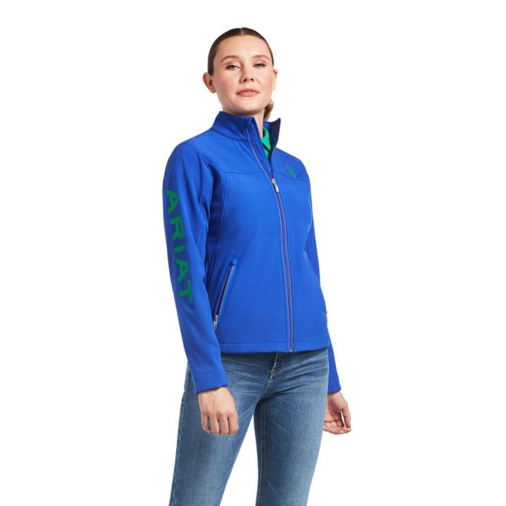 Ariat New Team Softshell Jacket Blau | 2Lnbn5Nc