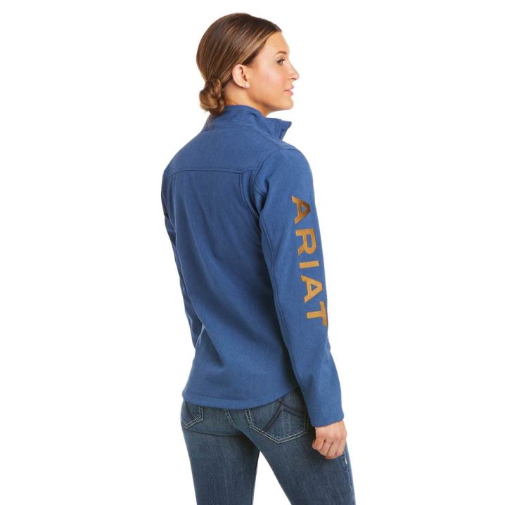 Ariat New Team Softshell Jacket Blau | DdLObLfe