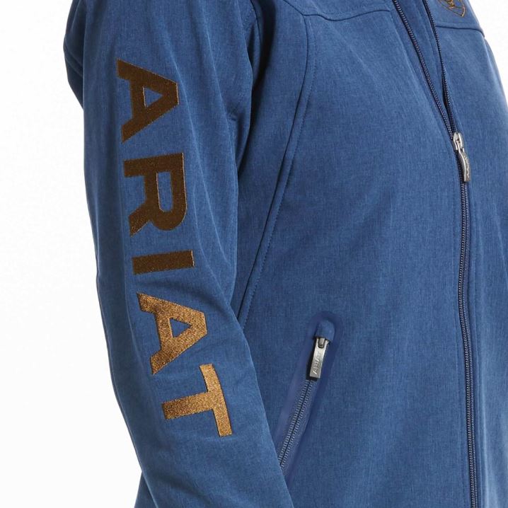 Ariat New Team Softshell Jacket Blau | DdLObLfe