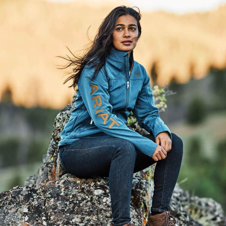 Ariat New Team Softshell Jacket Blau | DdLObLfe