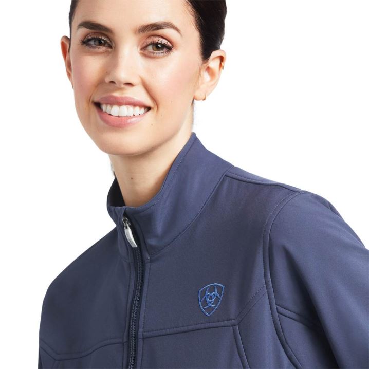 Ariat New Team Softshell Jacket Blau | Ojz50ovV