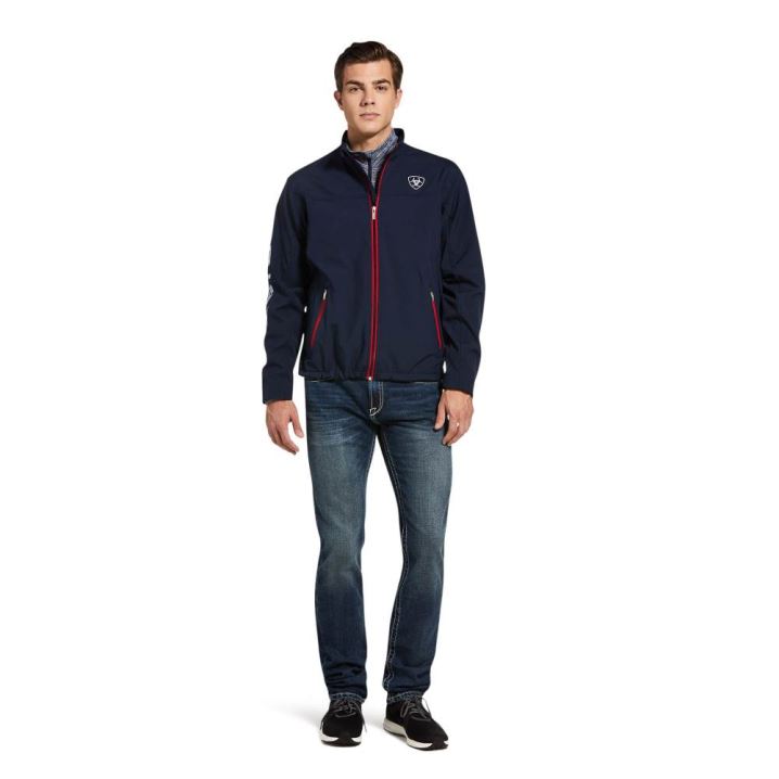 Ariat New Team Softshell Jacket Navy | 4dCcBqHX