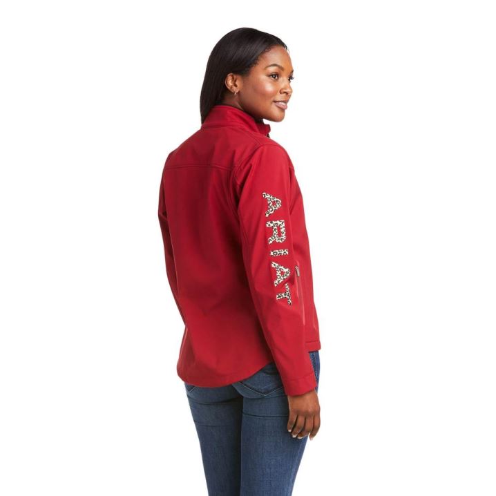 Ariat New Team Softshell Jacket Rhubarb | h7BWL8v3