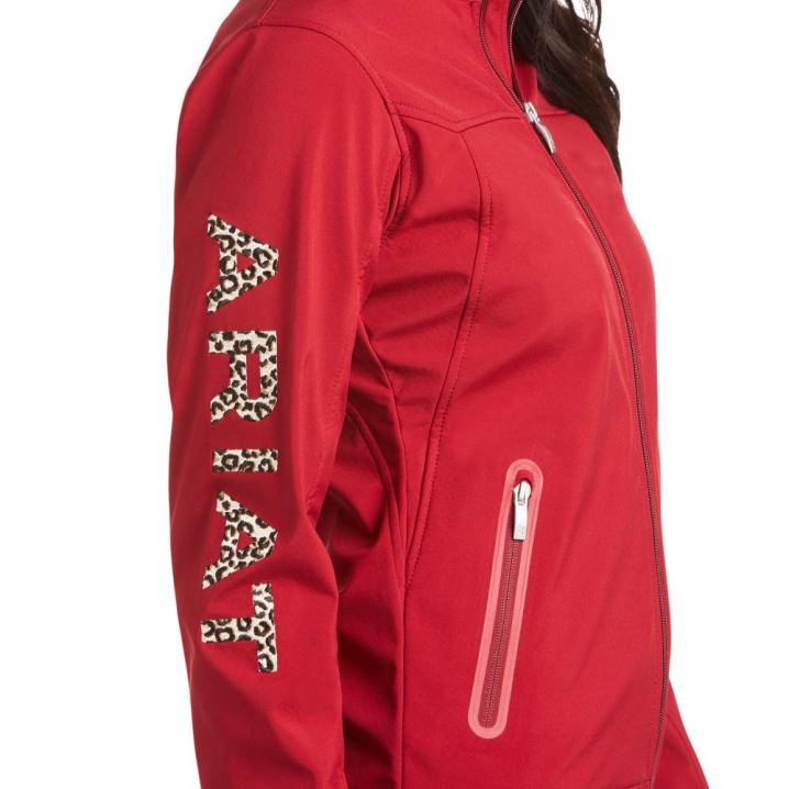 Ariat New Team Softshell Jacket Rhubarb | h7BWL8v3