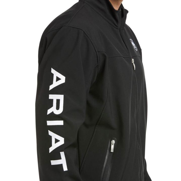 Ariat New Team Softshell Jacket Schwarz | 5OaIacGN