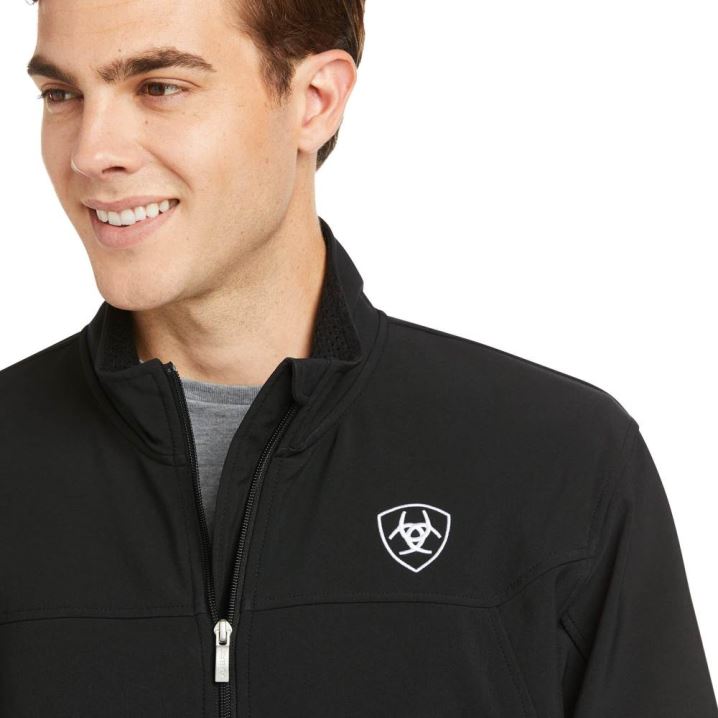 Ariat New Team Softshell Jacket Schwarz | 5OaIacGN