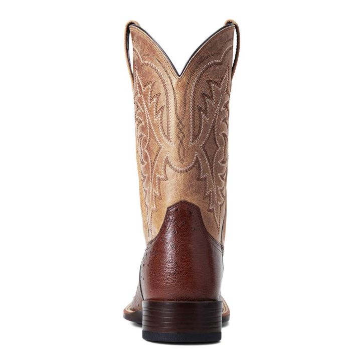 Ariat Night Life Ultra Western Boot Antique Tabac Sq Ostrich | TfzIOmva