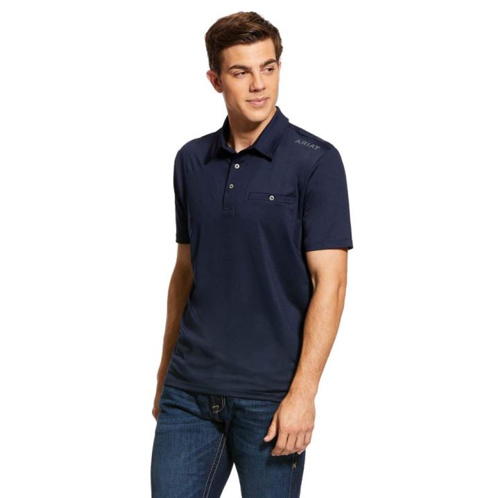 Ariat Norco Polo Navy | UvMRMgqG