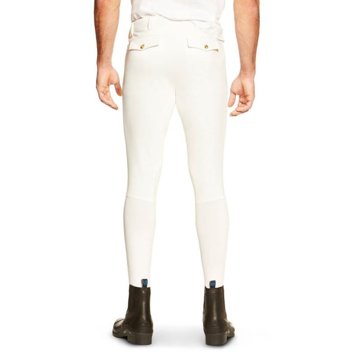 Ariat Olympia Knee Patch Breech Weiß | mTYtEvy6