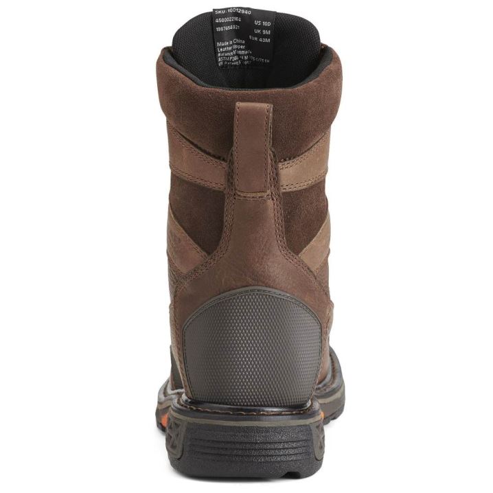 Ariat OverDrive 8" Weite Square Kappe Wasserdichte Composite Kappe Arbeits Boot Braun | F7rSEQlq