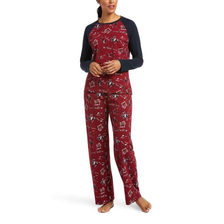 Ariat PJ Set Rhubarb | DmxEukkk