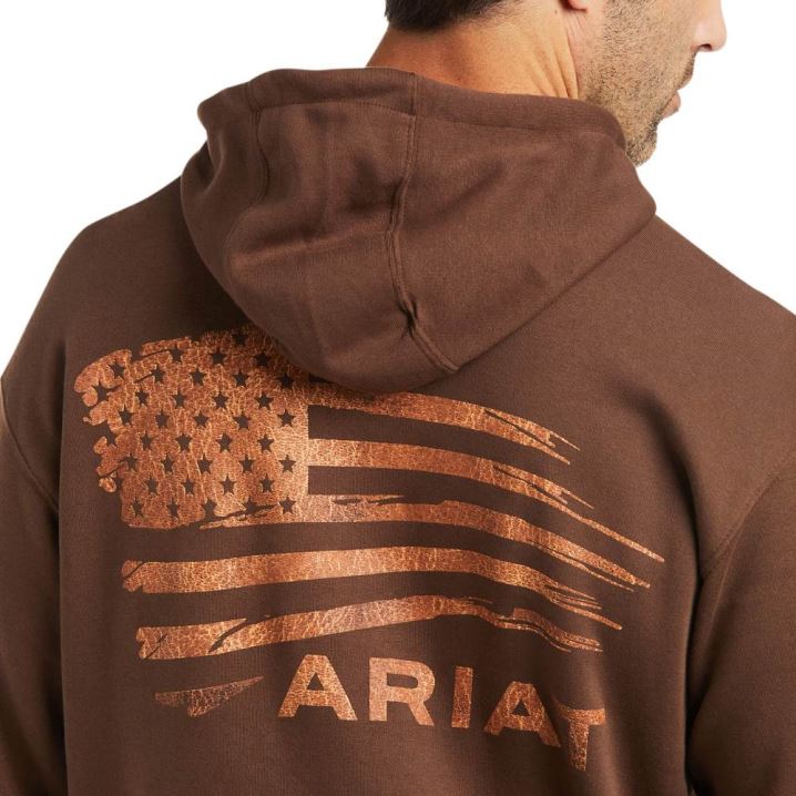 Ariat Patriot 2.0 Sweatshirt Braun Braun | znuX5T30