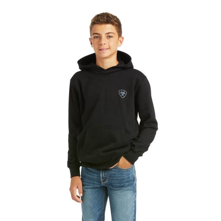 Ariat Patriot 2.0 Sweatshirt Schwarz Grau | EoWaHOxR