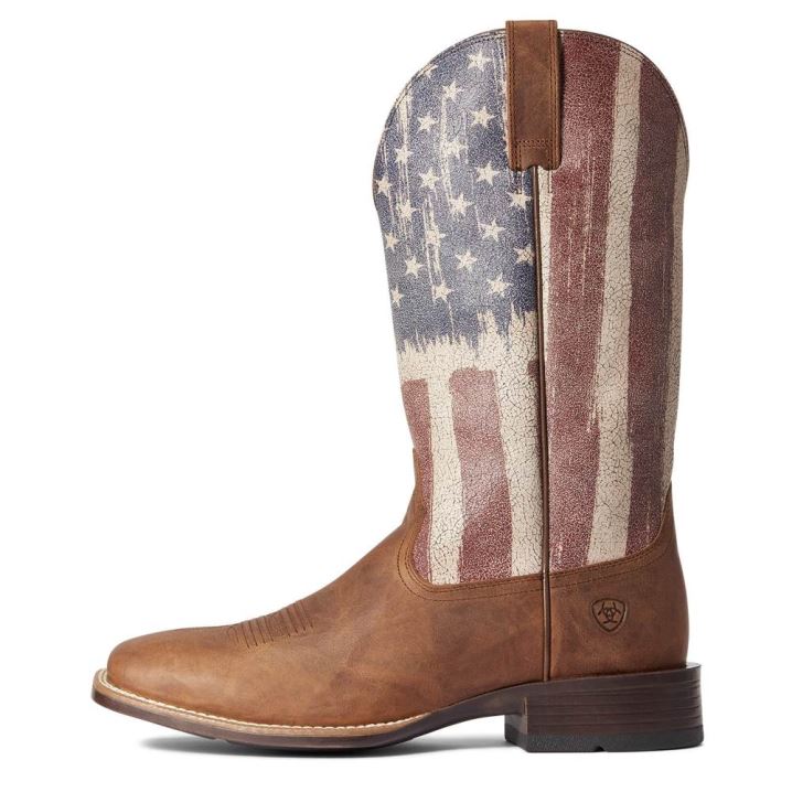 Ariat Patriot Ultra Western Boot Sorrel Crunch | HtnVxWPY