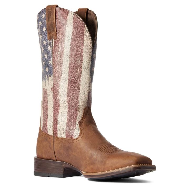 Ariat Patriot Ultra Western Boot Sorrel Crunch | HtnVxWPY