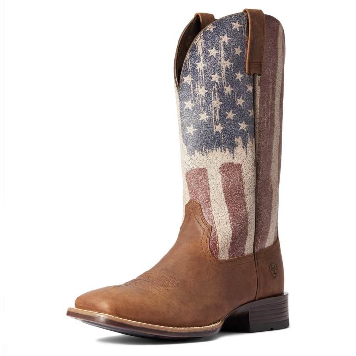 Ariat Patriot Ultra Western Boot Sorrel Crunch | HtnVxWPY