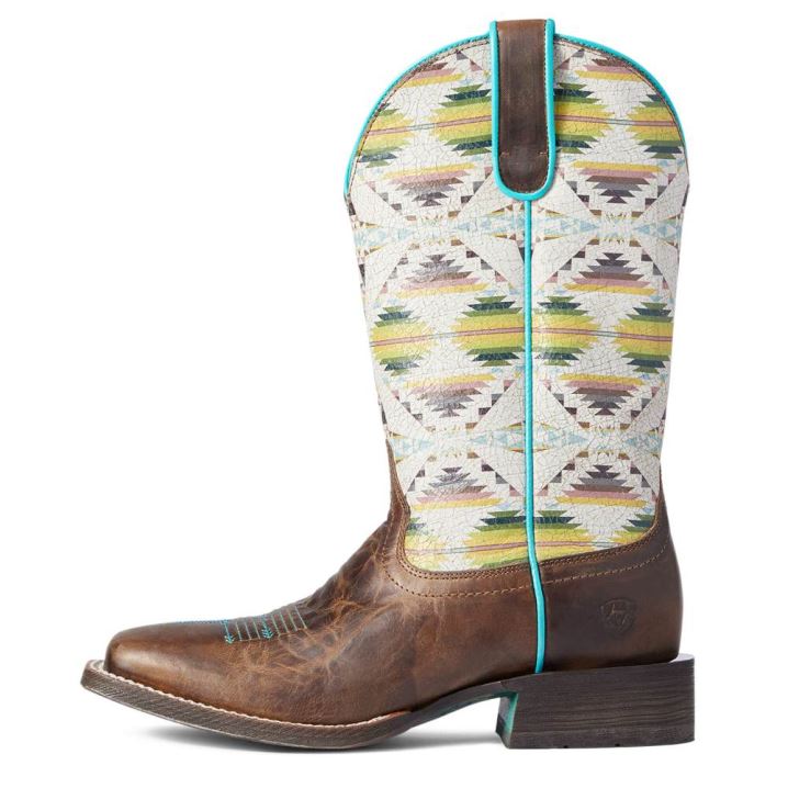 Ariat Pendleton Circuit Savanna Western Boot Braun | MZWt7r9e