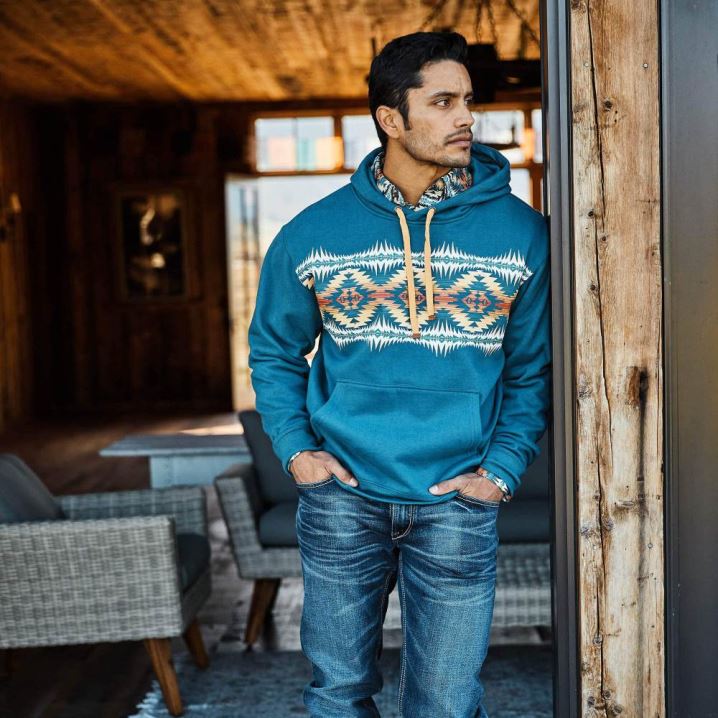 Ariat Pendleton Hoodie Sweatshirt Night Dance | PeMhgrl3