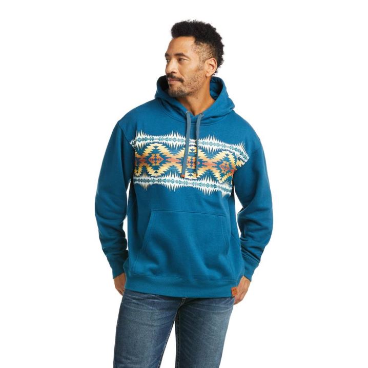 Ariat Pendleton Hoodie Sweatshirt Night Dance | PeMhgrl3