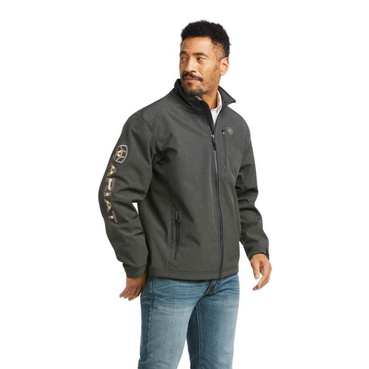 Ariat Pendleton Logo 2.0 Softshell Jacket Grau | pIkLTucD