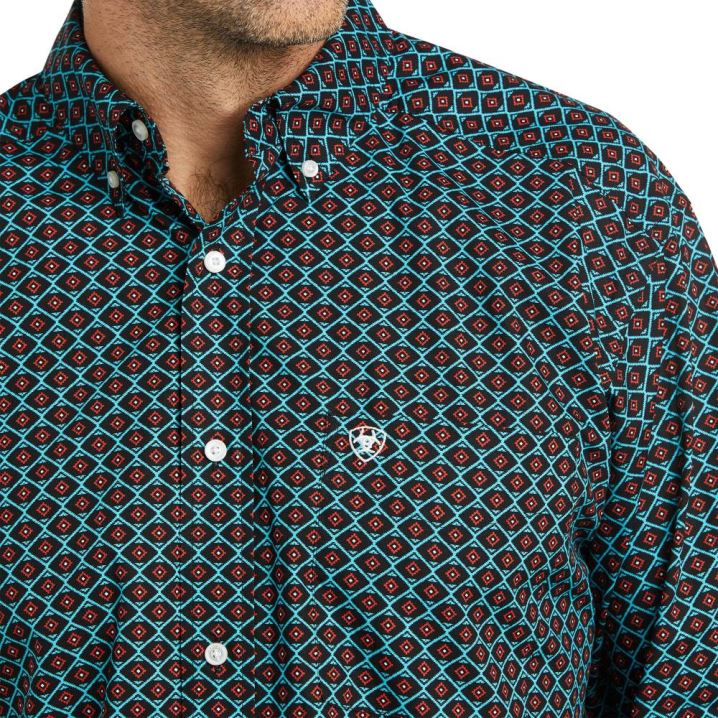 Ariat Pip Klassische Fit Shirt Oceanic Glow | fu4PYqXH