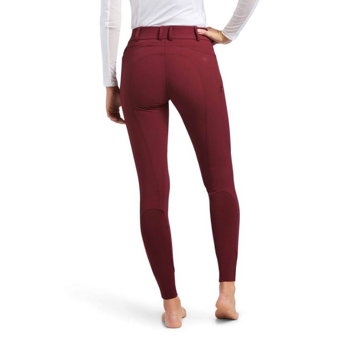 Ariat Prelude Knee Patch Breech Zinfandel | PcmRXwlY